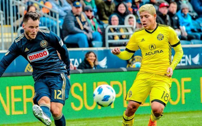 columbus crew vs philadelphia union